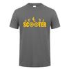 Stunt scooter T Shirt Summer Unisex Short Sleeve Cotton Tshirt Cool Unisex Tshirts JL107