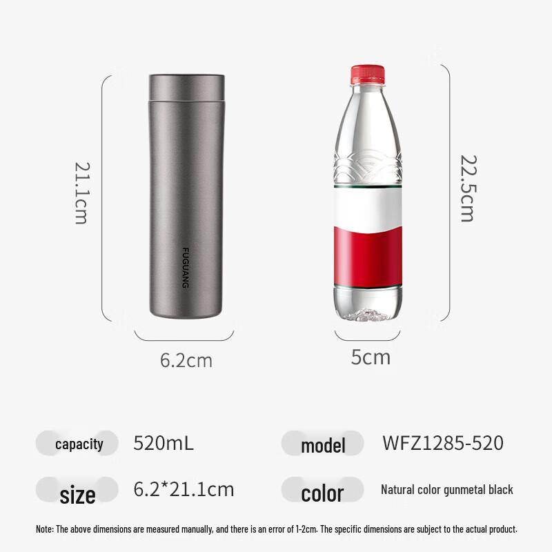 Fuguang 316L Stainless Steel Thermos Tea Mug