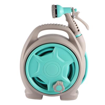 Schlauchwagen, Wasserrohr-Rollenständer mit Hochdruck-Gartenschlauchsprüher, Bewässerungszubehör