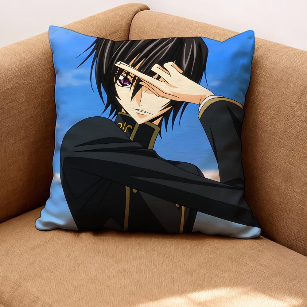 Lelouch of the Rebellion Cushion Cover Premium Comfort Reversible Pillow Cove -Two in One Design for Any Room & Car Interior