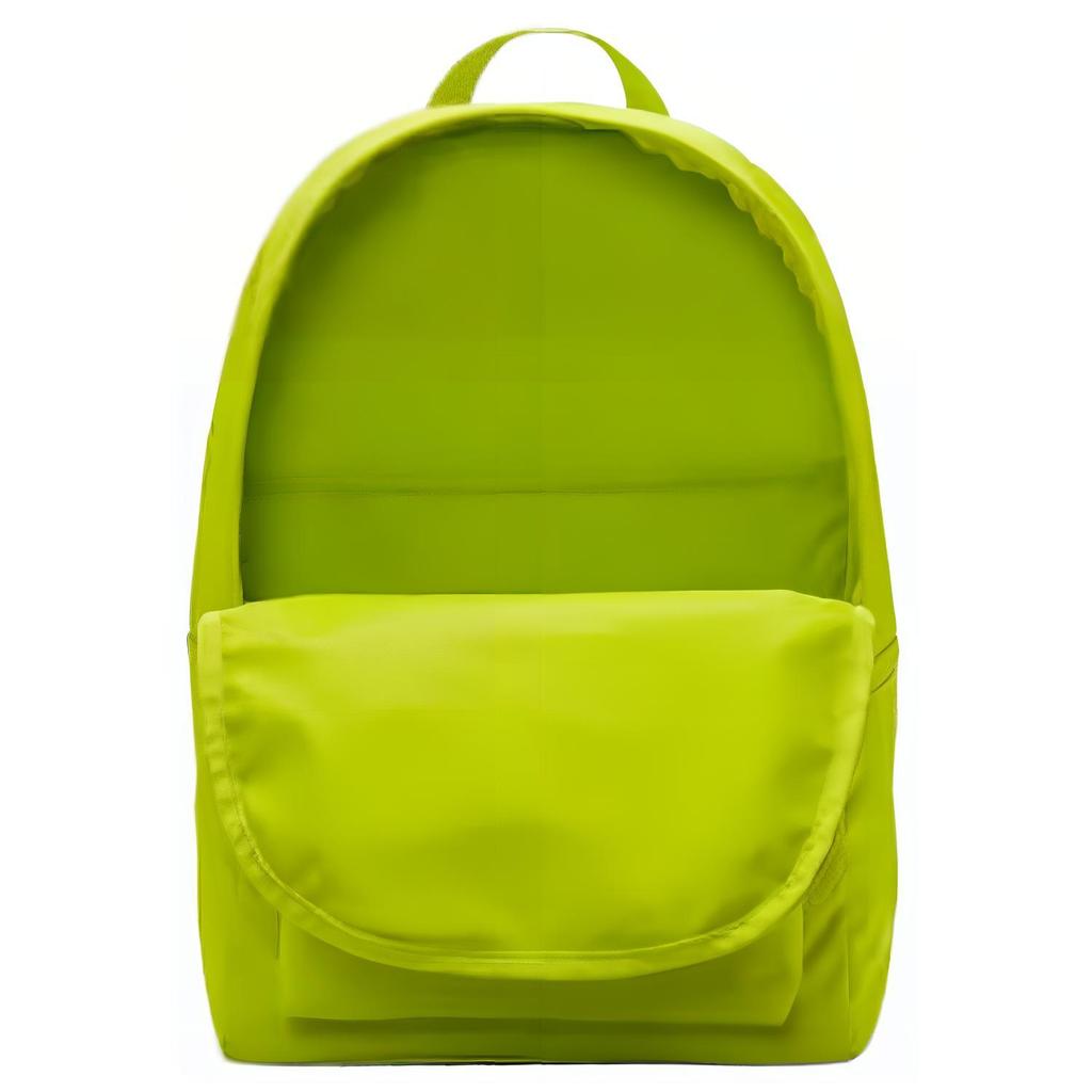Nike Sports Casual Fabric Backpack Unisex Backpacks Green Yellow DC4244-308