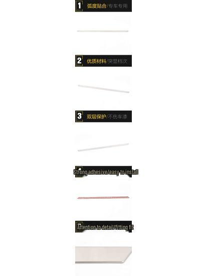 Huansu S5 Rear Bumper Trim Anti-Scratch Decorative Strip
