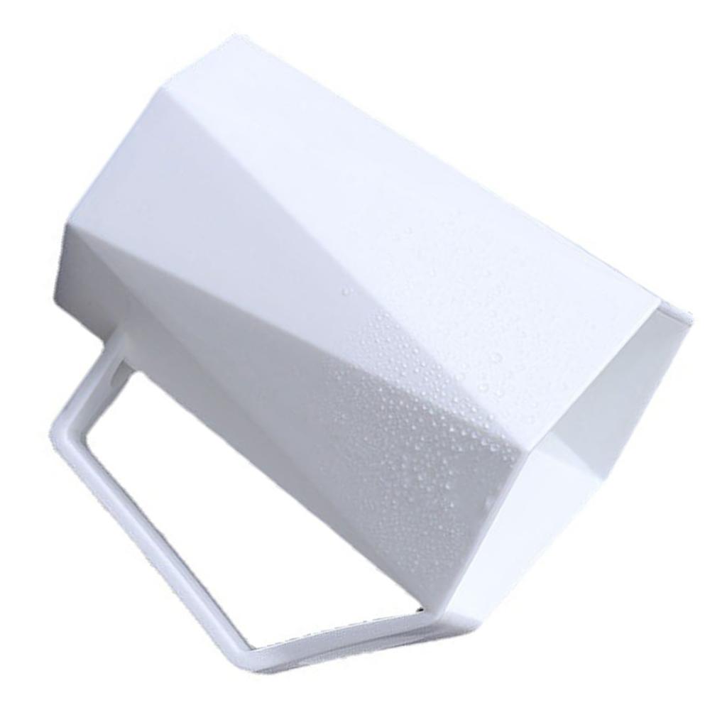 400ml Geometric Toothbrush Cup Portable Simple Plastic Couple Rhombus Mouthwash Cup Drinking Cups for Home Travel