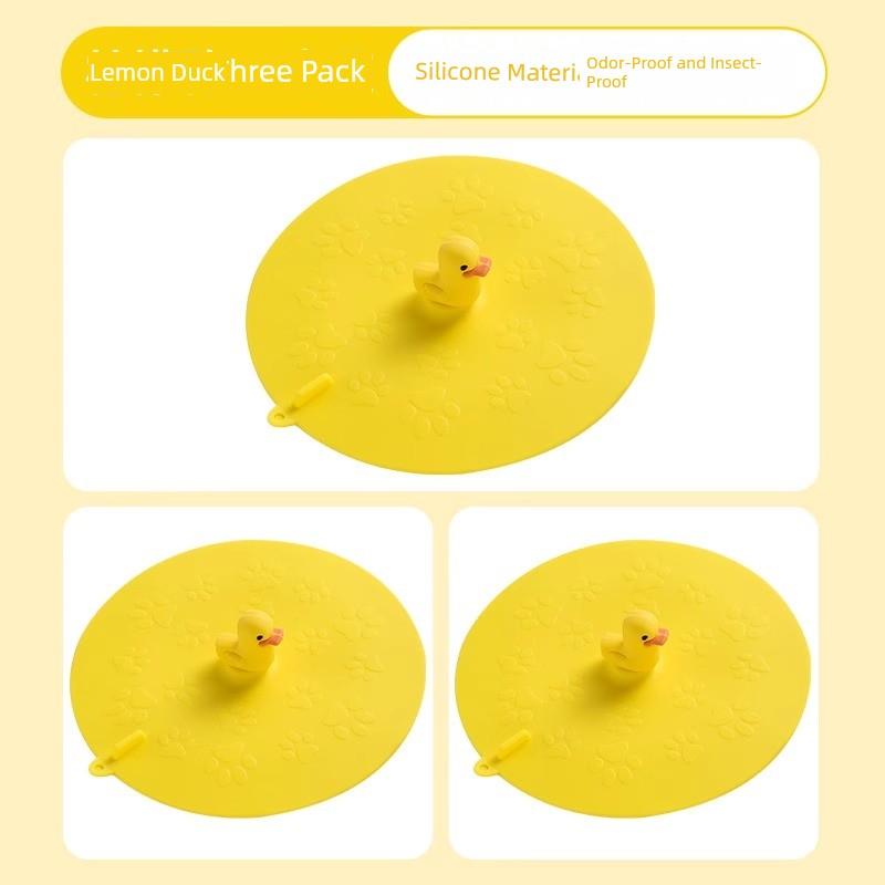Floor Drain Anti-Odor Silicone Mat, Sewer Plug to Prevent Odor Return, Bathroom Anti-Odor Sealing Cover, Toilet Anti-Insect Device
