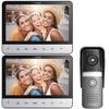 Sistem videointerfon TMEZON, ecran LCD de 7 inci, audio bidirecțional, cameră de viziune nocturnă