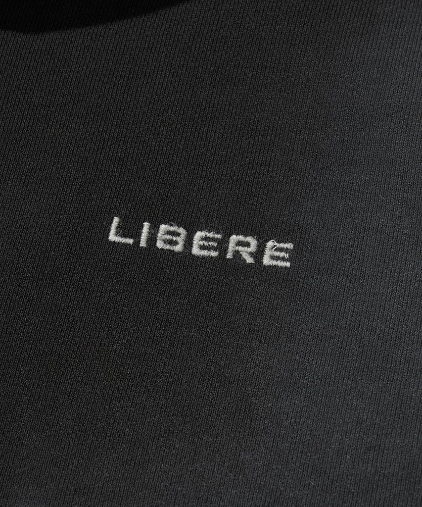 Libere Logo Zip-Up Hoodie / Black