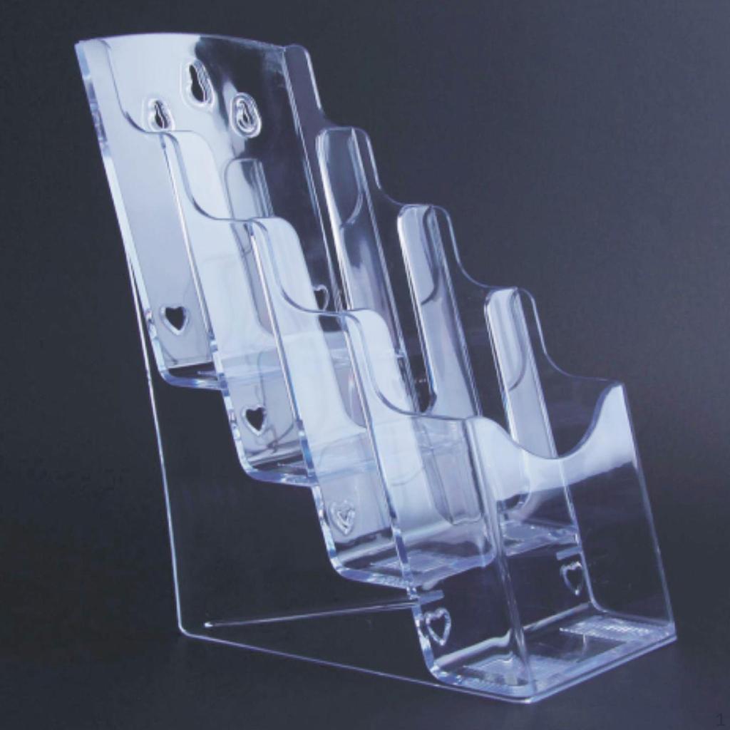 Acrylic Brochure Holder Display Stand Gifts Document Paper Literature Magazine