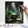 Halloween Magic Potion Pot Digital Oil Painting Coloring Painting Hand Painting Home Decoration