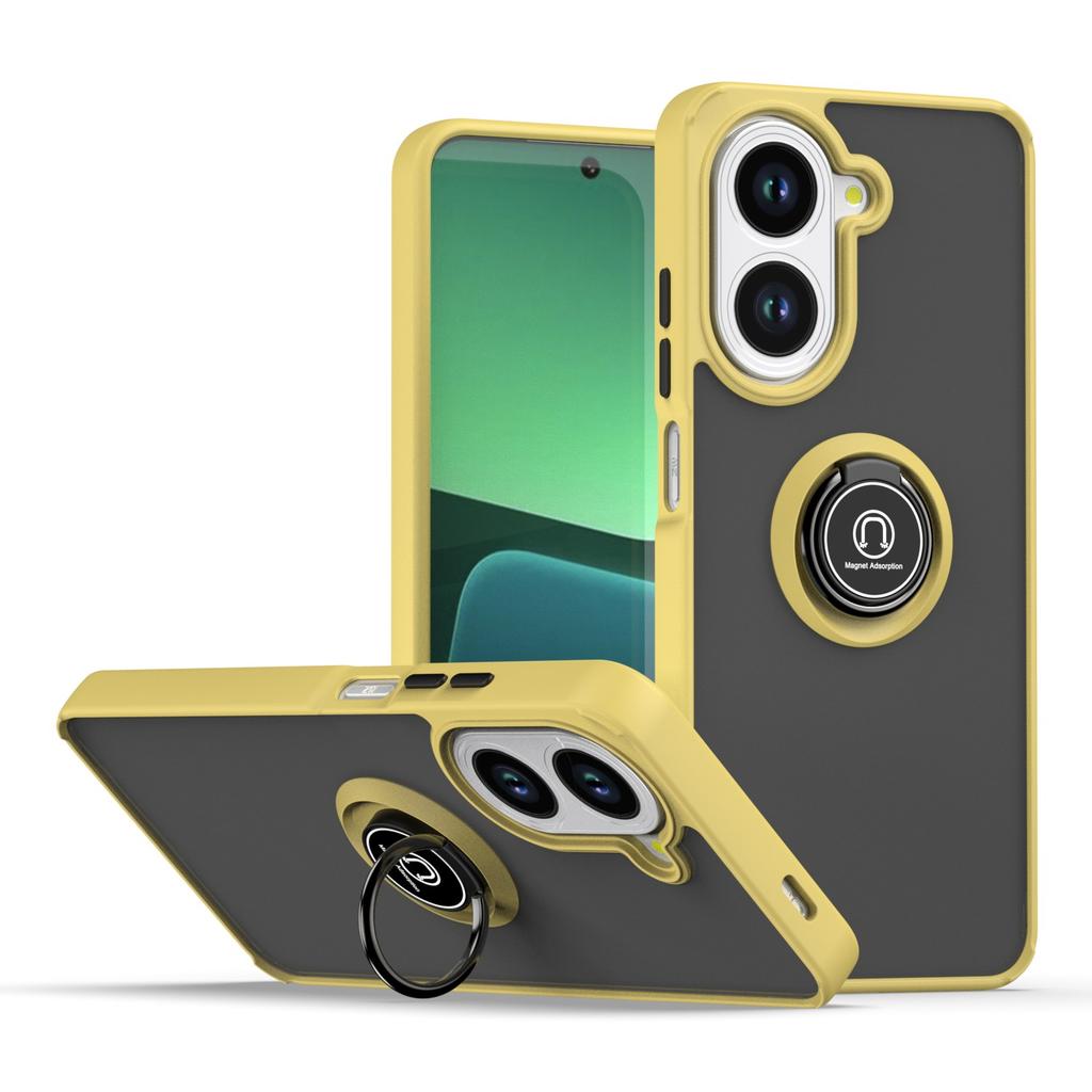 Rotating Bracket 360° Case for Xiaomi Redmi A5 4G Armor Matte Finger Ring Case Magnetic Ring Stand Shockproof Cover
