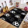 3D Ball Soccer Carpet Living Room Floor Mat Non Slip Bedroom Doormat Washable Home Hallway Area Decor Rug Kids Play Area Rug