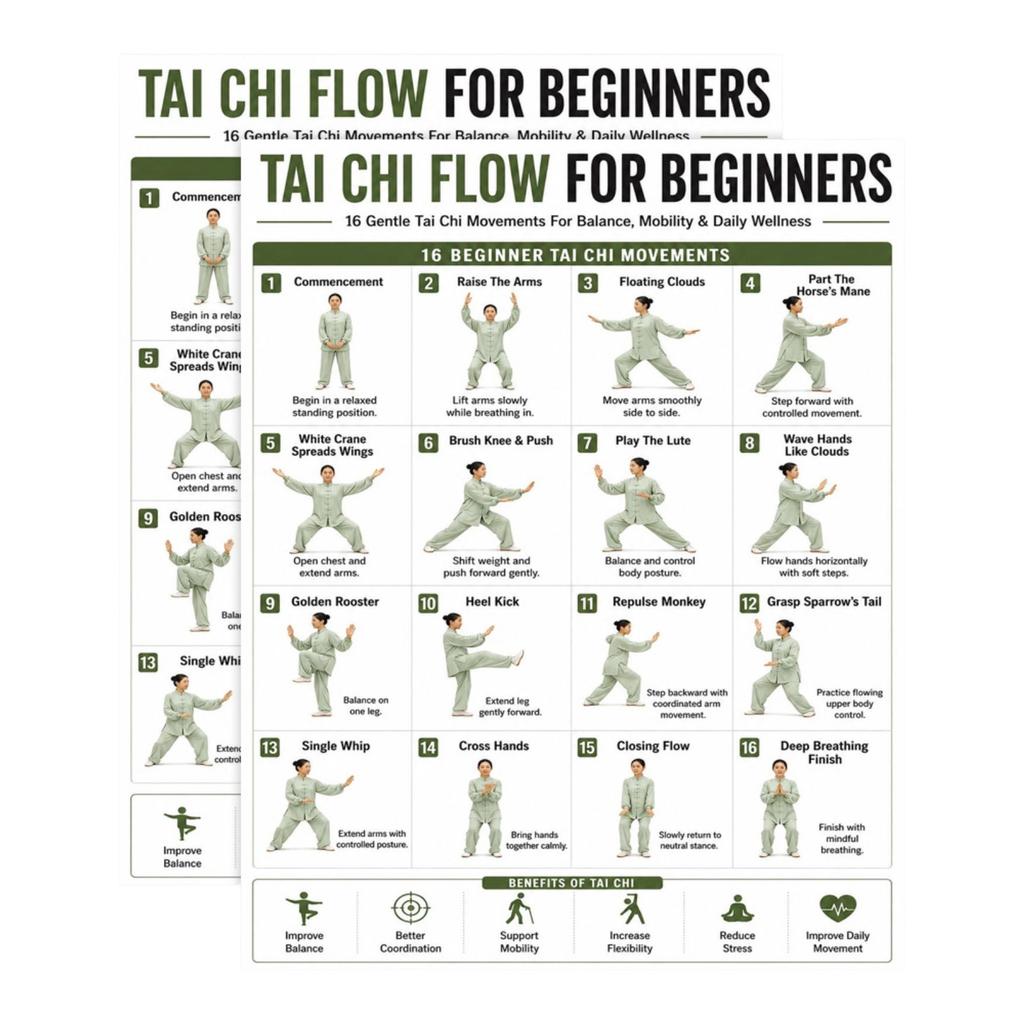 Diagramă Exerciții Postură Șezând Chi Chair pentru Bărbați și Femei - Antrenament de Dimineață