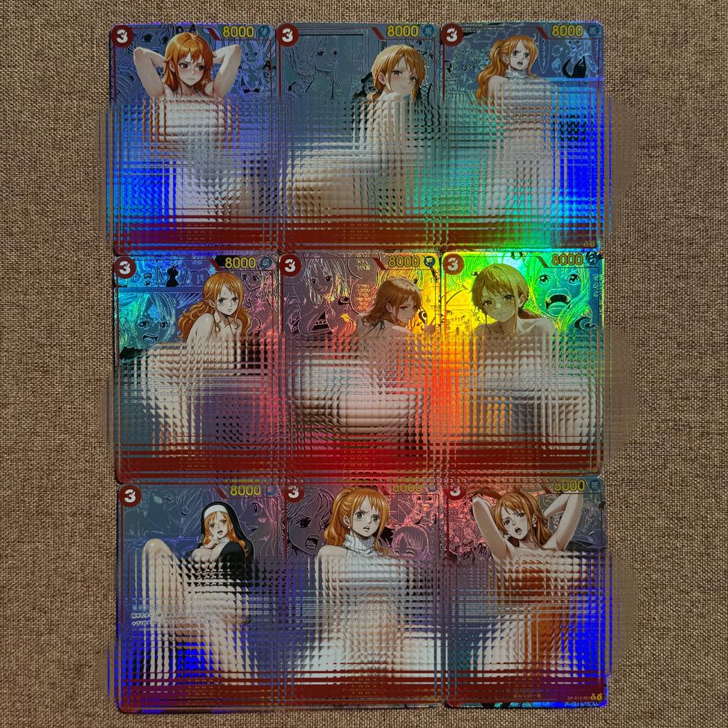 Bastel-One Piece Opcg Nami Boa·Hancock Yamato Selbstkontrolle Sammle Unterschrift Sammel-Trading-Flash-Karte Anime-Cartoons Weihnachtsgeschenk