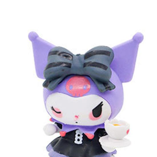 1/6 Pcs Mini Anime Doll Figure Collectible Kawaii Anime Characters Statue Small Desktop Figurine for Girls Boys