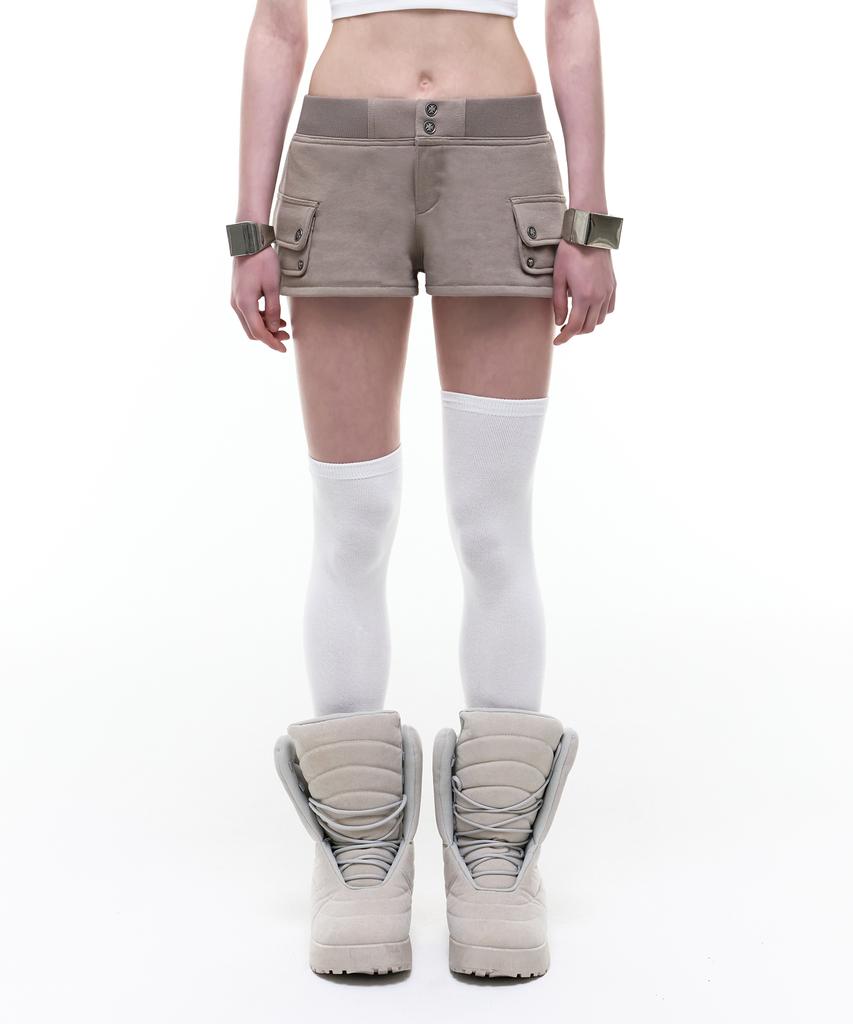 Opeoseu0012 Op. 08 Boo Micro Cargo Pants Beige