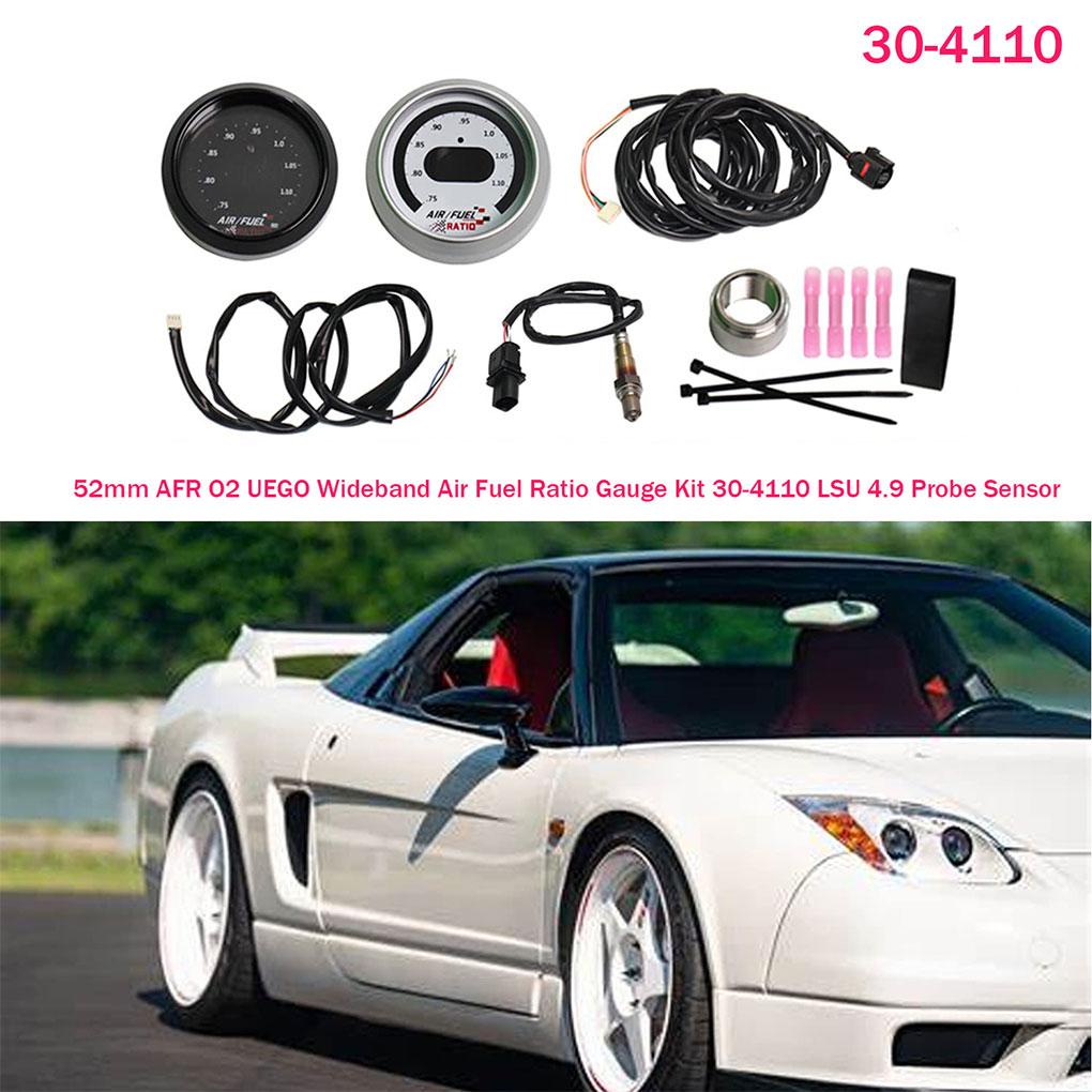 52mm AFR O2 UEGO Wideband Air Fue-l Ratio Gauge Kit Ratio Gauge Gauge Ratio 30-4110 Accurately