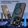 KEYSION Magnetic Phone Case for for Infinix Smart 8 Soft Silicone+PC Matte Translucent Shockproof Back Cover for Infinix Hot 40i
