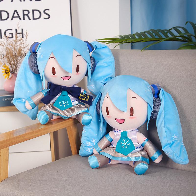 Hatsune Plush Miku Toy Cartoon Stuffed Doll Anime Decoration Cute Gift Kids