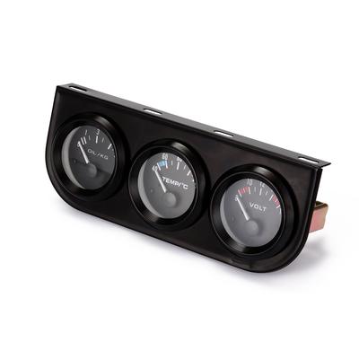 52MM 3 In 1 Volt Meter+Water Temp Gauge+Oil Gauge Kit Volt Meter Or Oil Temperature Gauge