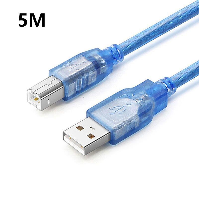 1.5/3/5M Usb Printer Cable Usb Type A To B Male To Male For Canon  Hp Label Printer Dac Usb Printe Usb 2.0 Printer Cable