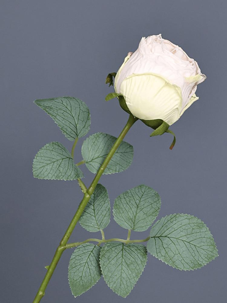 Roses Artificielles En Soie - Lot De 12 (6 Fleurs Ouvertes, 6 Boutons) - Longues Tiges, Couleurs Assorties - Décoration Maison, Mariage, Bureau