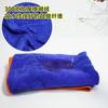 Quick-Dry Pet Hooded Towel Robe Dogs Large Breed Absorbent Coral Fleece Bath Wrap Blue Gray