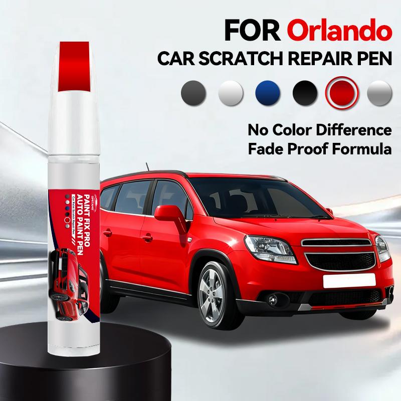 For Chevrolet Orlando 1994-2025 Paint Repair Pen Touch Up Scratch Remover DIY Auto Accessories Black White Silver Blue Red