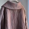 Johnature Women Vintage Jackets Solid Color Belt Long Sleeve Coats Spring Loose Jackets