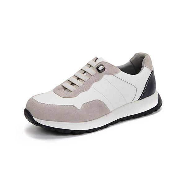 Mook Armin Cowhide Elastic Sneakers Navy 517513309Ab