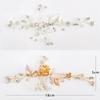 Hairpin Ornaments Headdress for Bridal Alloy Flower Hair Pins Crystal Hair Clip Bride Headwear