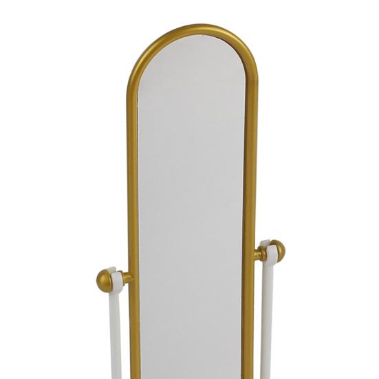 Miniature Mirror Lightweight Eye-catching Plastic Home Furnishings Dollhouse Mirror for Micro Landscape