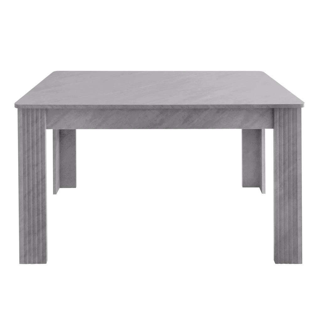 Dining Table, Table with Four Legs, Oak Wood Table, Rectangular Dining Table, Concrete Look[OLD SKU:WF312300AAB]