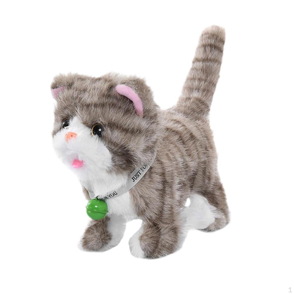 Meowing Kitten, Interactive Electronic Pet Toy, Versatile, Lightweight Birthday Gift with