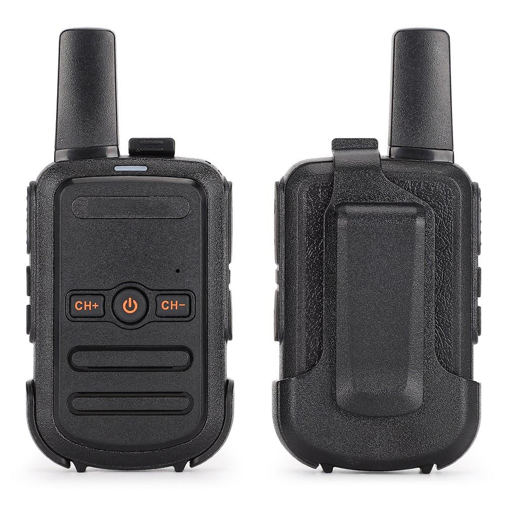 2PCS T17 Mini Walkie Talkie Portable Two Way Radio FM Transceiver