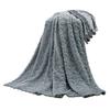 AC Blanket Ultra-Soft Single-layer Plush Comfort Pure Color Jacquard Woven Rhombus Pattern