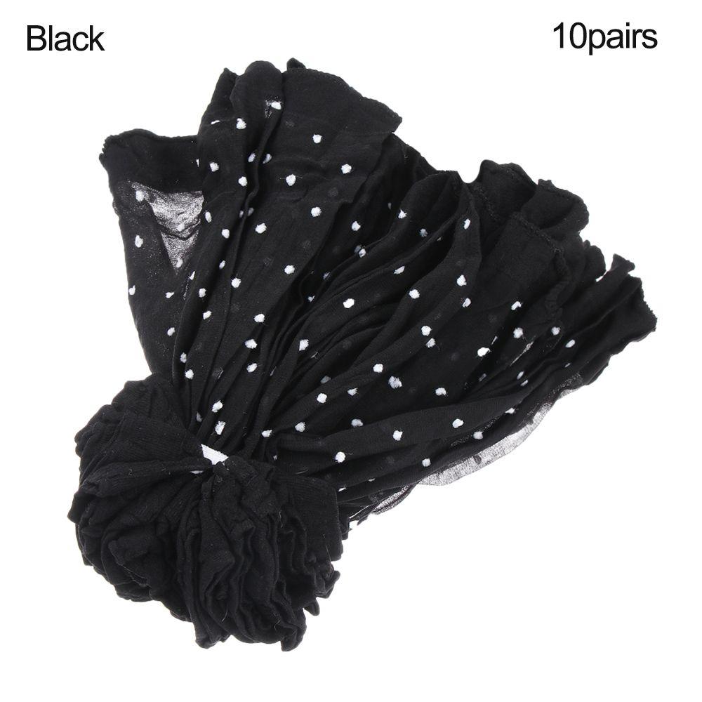 5 par modnych, ciepłych skarpet na jesień i zimę, damskie, dziewczęce, jednokolorowe, z szerokim ściągaczem, nylonowe, do kostek, damskie, męskie, Sokken Czarny/Beżowy