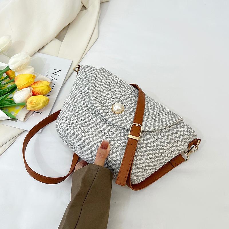 

Повседневная сумка Мягкая складная сумка через плечо Большая сумка Новая плетеная сумка Женская вместительная сумка-мессенджер