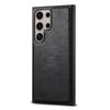 Denior Samsung S25Ultra imitation cowhide pattern sticky leather mobile phone case S24Plus magnetic charging protective case S23