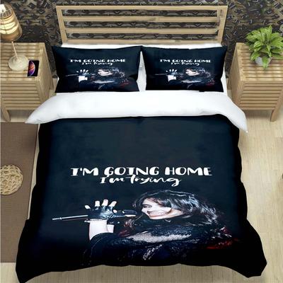 Popular Famous Singer C-Camila Cabello Print Bedding Sets Bed Supplie Set  Comforter Set  Teens Girls Twin Single Kid Gift