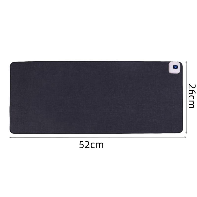Winter Electric Heat Mouse Pad Table Mat Display Temperature Heating Mouse Pad Keep Warm Hand For Office Computer Desk Keyboard