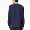 Fila Logo Print Simple Casual Sports Long Sleeve T-Shirt Men Tops Legendary-Blue F11M149210FNV