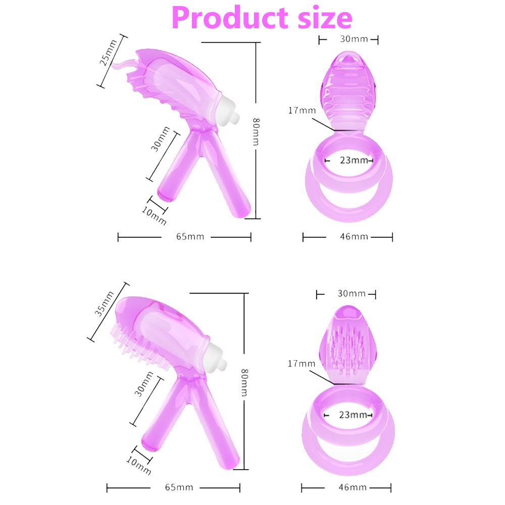 Vibrating Cock Ring Clitoral Stimulator Strong Penis Erect Cock Ring Cage Erection Enhance Delay Ejaculation Sex Toys For Men