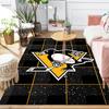 Penguins Heart Logo Art Area Rug Suitable for Indoor And Outdoor,Carpets for Kitchens, Homes, Offices, Living Rooms,Home Decor,Christmas Gift
