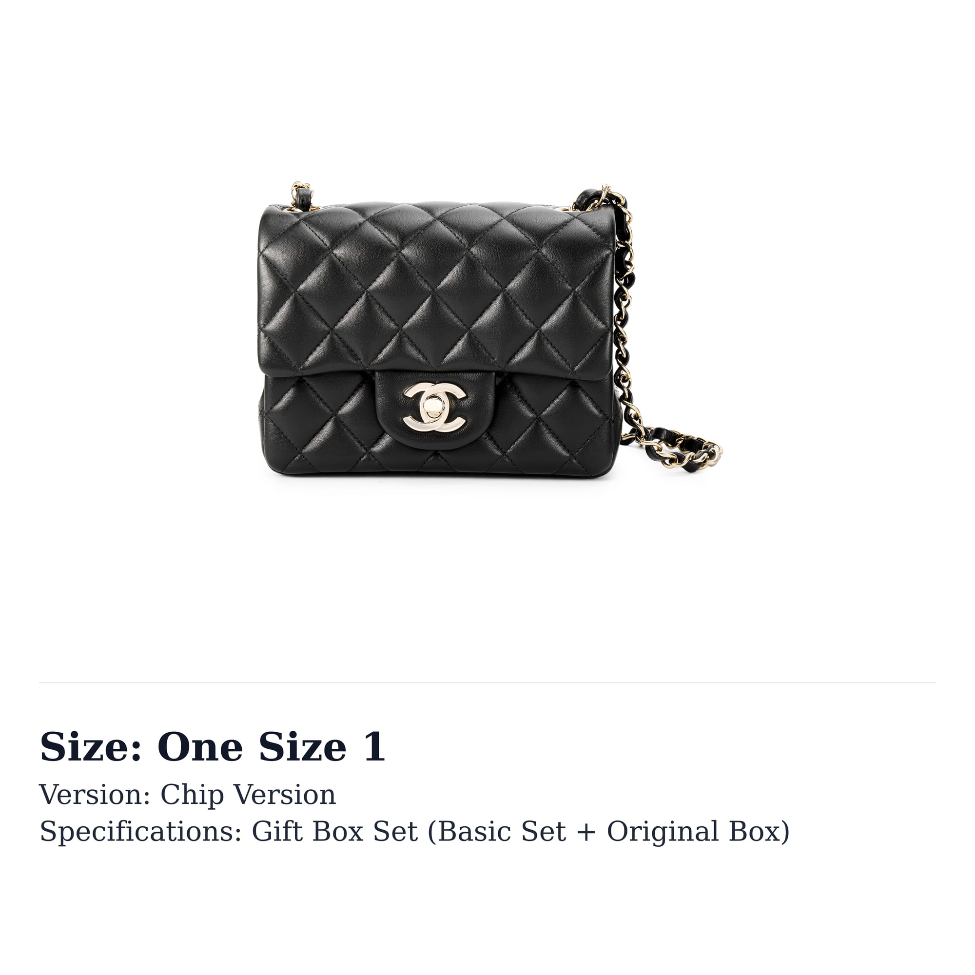 CHANEL Classic Flap CF Sheepskin Material