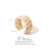 Eetit 55mm Beige Resin Acrylic Wide Cuff Statement Bracelet Bangle for Women Waterproof Trendy Fashion Jewelry Wholesale Gift
