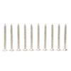 10PCS Silver Guitar Neck Plate Screws Metal Neckplate Mounting Screws  For Guitar