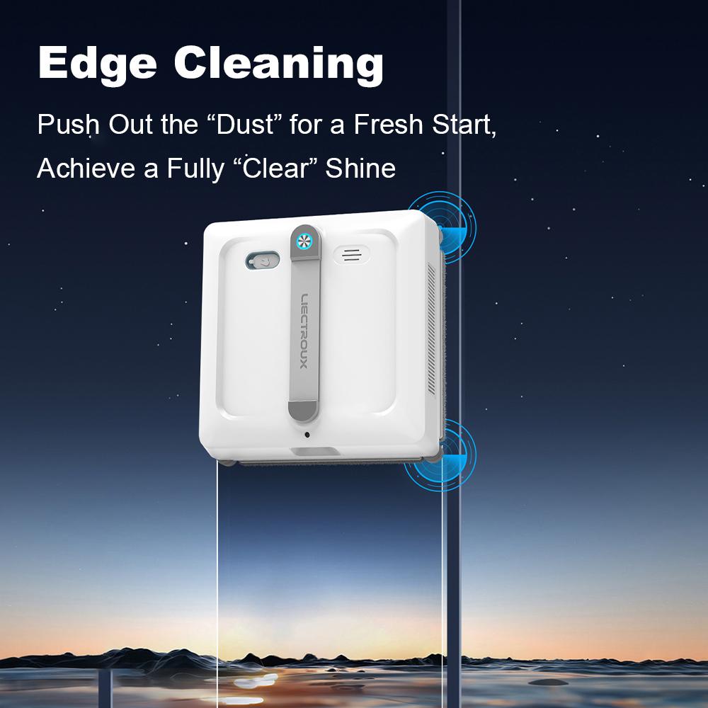 2025 NEW Robot Window cleaner Liectroux S9,Updated Laser, 2 roller brushes,6-way water pump spray,9KPa,app control,voice prompts