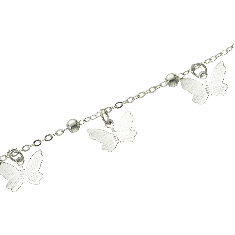 Stil Schmuck Armreif Verstellbare Öffnung Charm-Armband Schmetterling Glöckchen Ring-Armband Ring Armreif