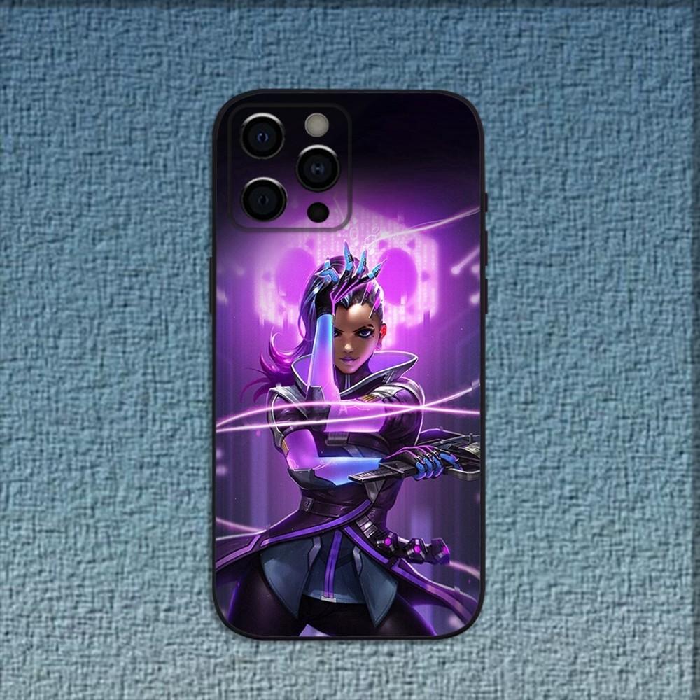 Game O-Overwatch Phone Case For iPhone 16,15,14,13,12,11,Pro,X,XS,Max,XR,Plus,Mini Soft Black Cover