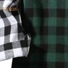 Fall Winter Men Shirt Coat Plaid Print Long Sleeves Chest Pocket Adjustable Drawstring Hood Single-breasted Patchwork Loose Contrast Color Jacket