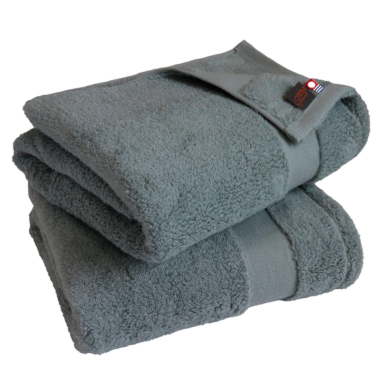 

hiorie Grand Imabari Certified Bath Set of Cloud Made in Japan with Premium Staple Instant HOTEL S Towels, 2, Blue, Extra-Long Cotton, Absorbency,